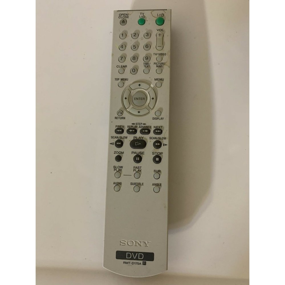 Mint Genuine Original OEM Sony DVD RMT-D175A Remote Control‎